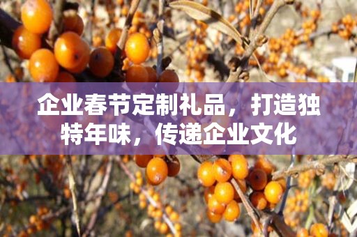 企业春节定制礼品，打造独特年味，传递企业文化
