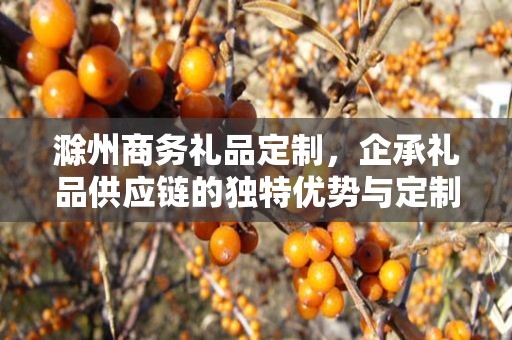 滁州商务礼品定制，企承礼品供应链的独特优势与定制化服务